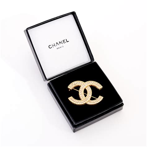 chanel vintage brooch pin|authentic chanel brooches.